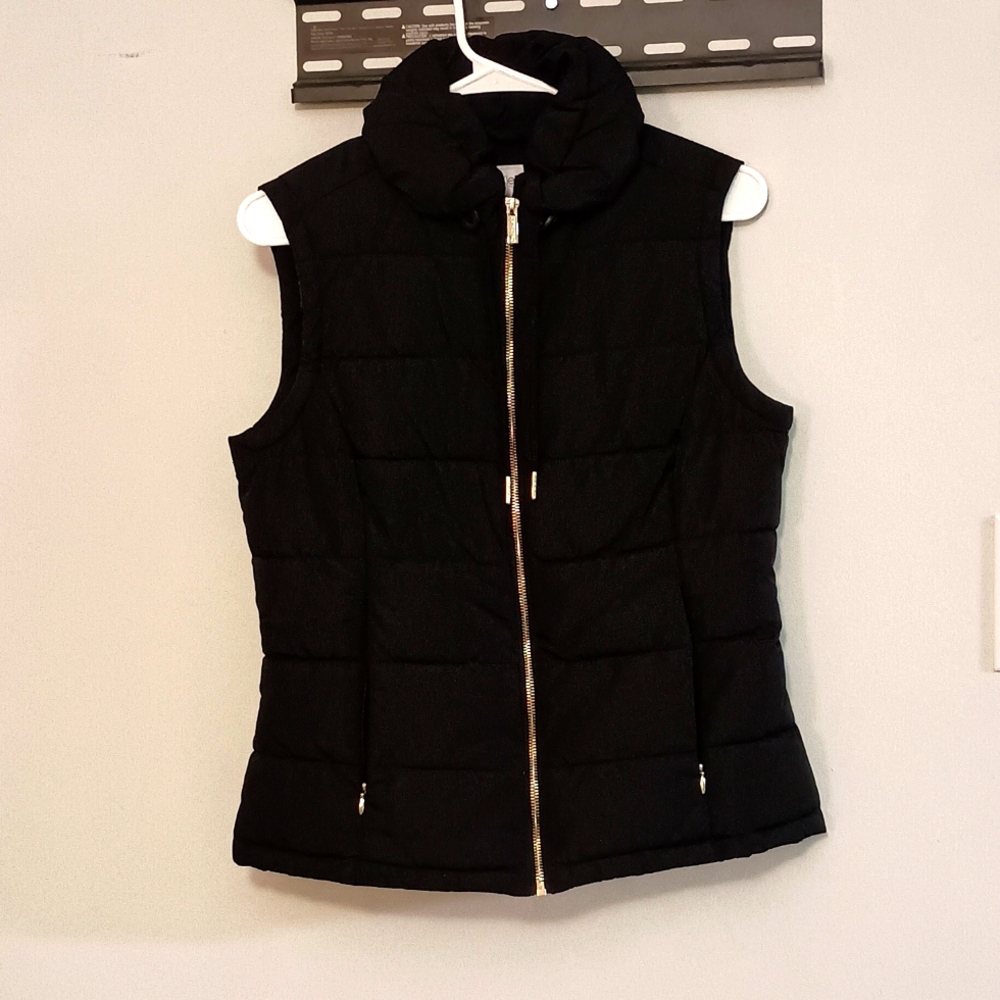 Calvin Klein black puff jacket. NWOT.